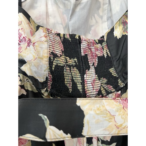 Vintage‎ Floral Pencil Bombshell Pinup Halter Dress Carol Anderson 5/6 Small - Picture 6 of 9